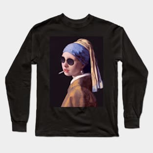 Girl with the pearl shades Long Sleeve T-Shirt